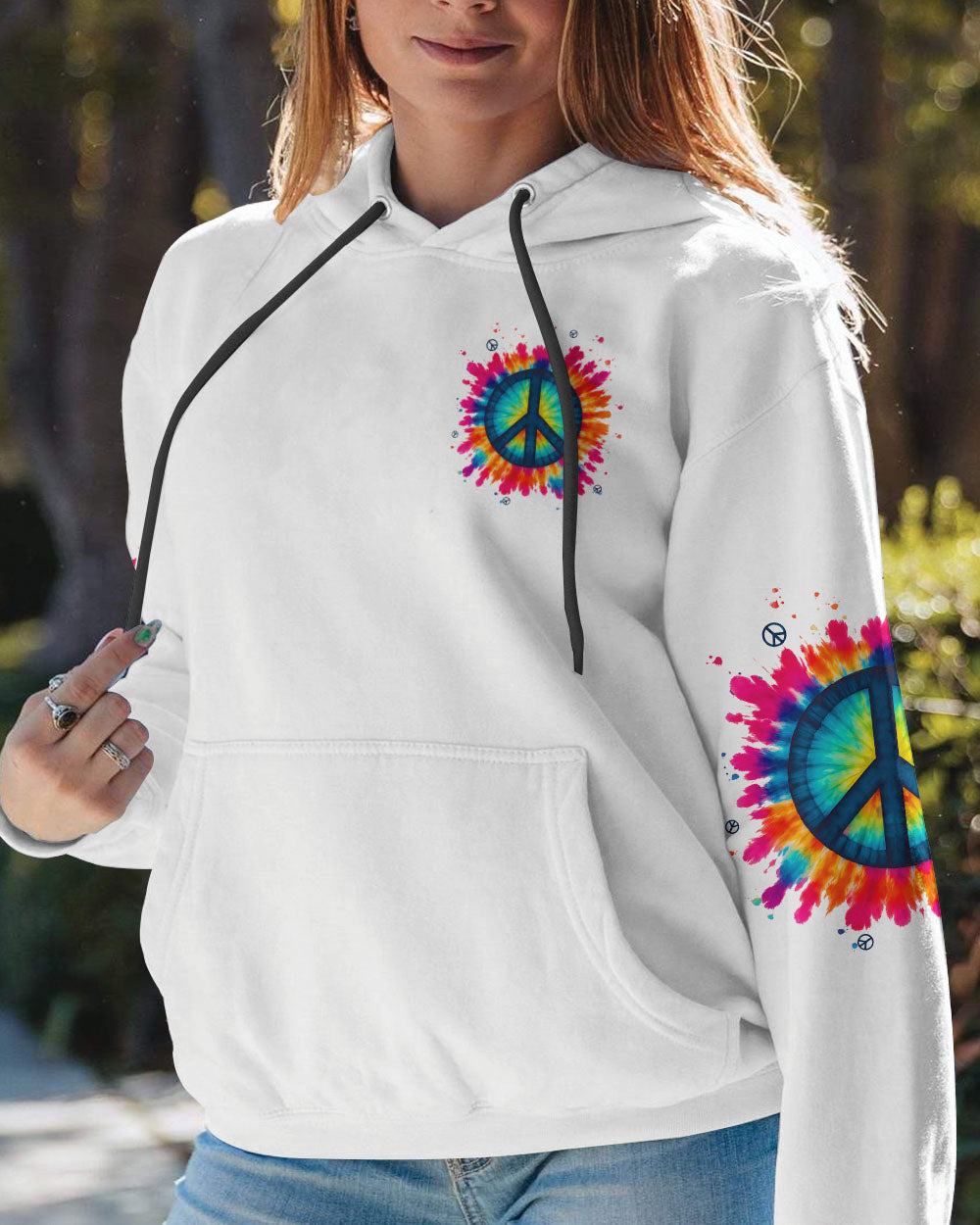 IMAGINE ALL THE PEOPLE LIVING LIFE IN PEACE TIE DYE ALL OVER PRINT - TYPQ0906251