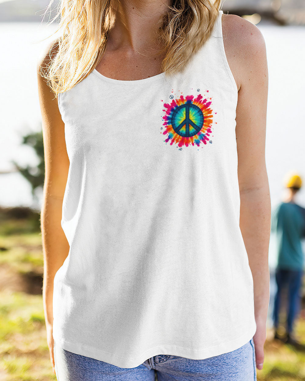 IMAGINE ALL THE PEOPLE LIVING LIFE IN PEACE TIE DYE ALL OVER PRINT - TYPQ0906251