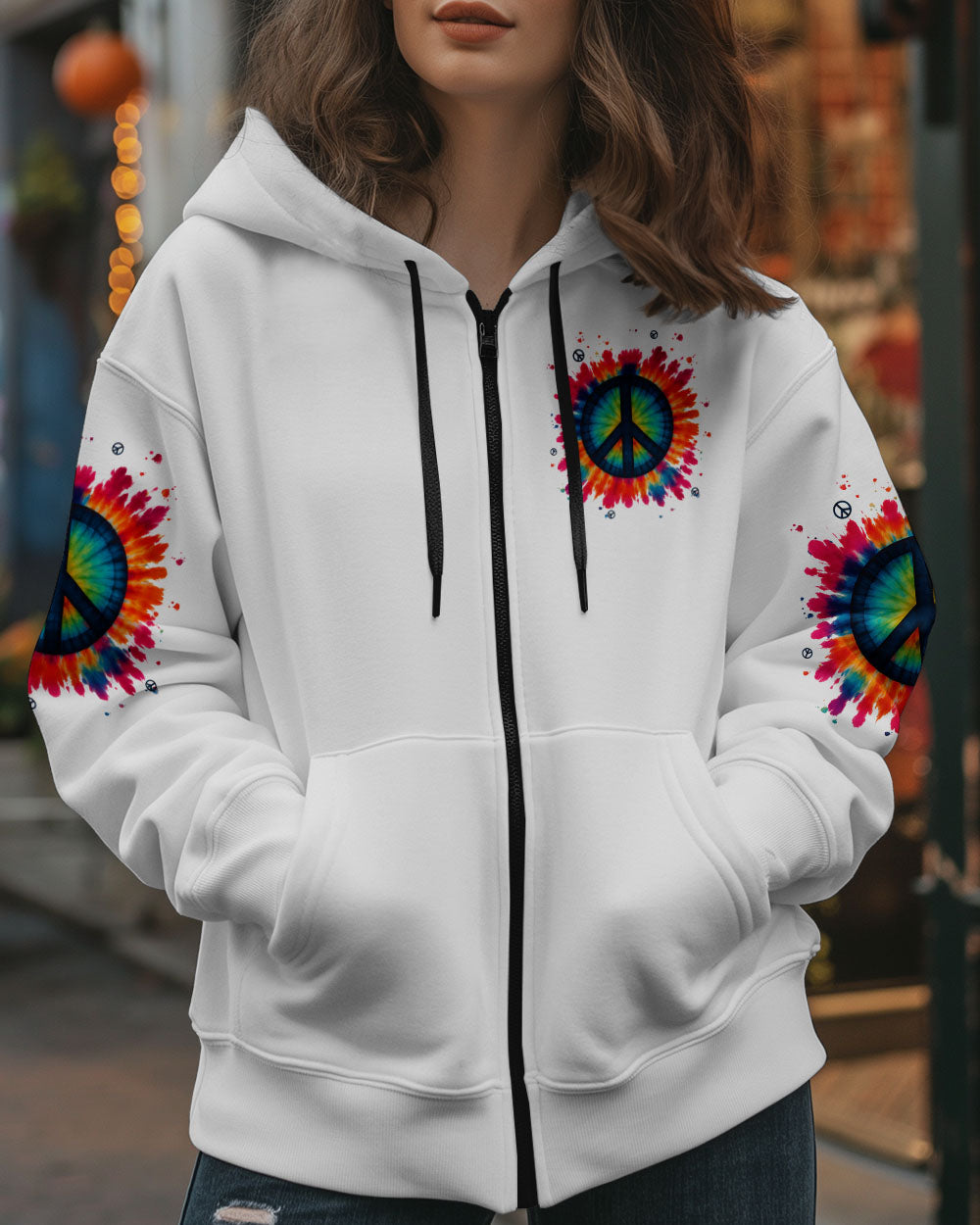 IMAGINE ALL THE PEOPLE LIVING LIFE IN PEACE TIE DYE ALL OVER PRINT - TYPQ0906251