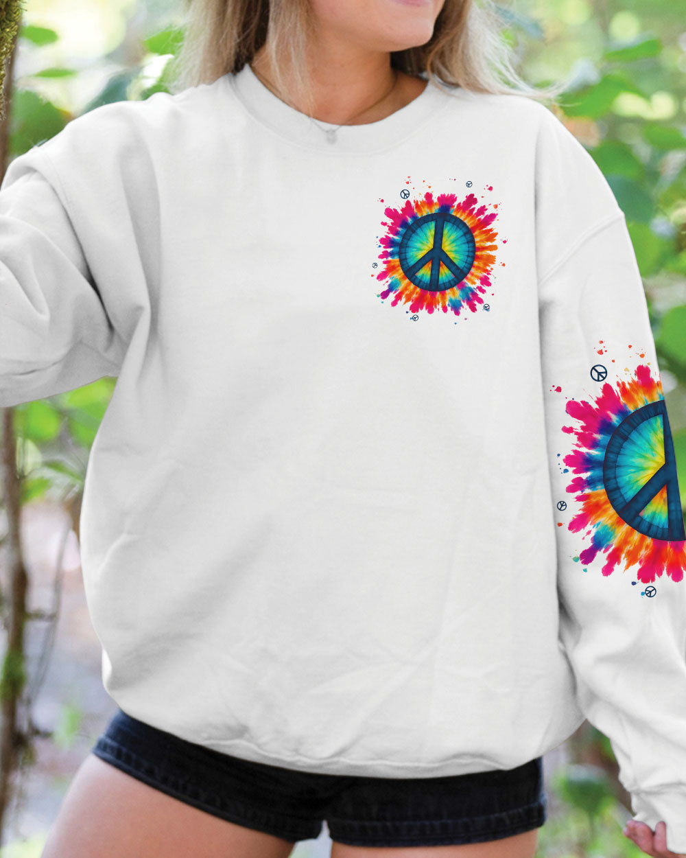 IMAGINE ALL THE PEOPLE LIVING LIFE IN PEACE TIE DYE ALL OVER PRINT - TYPQ0906251