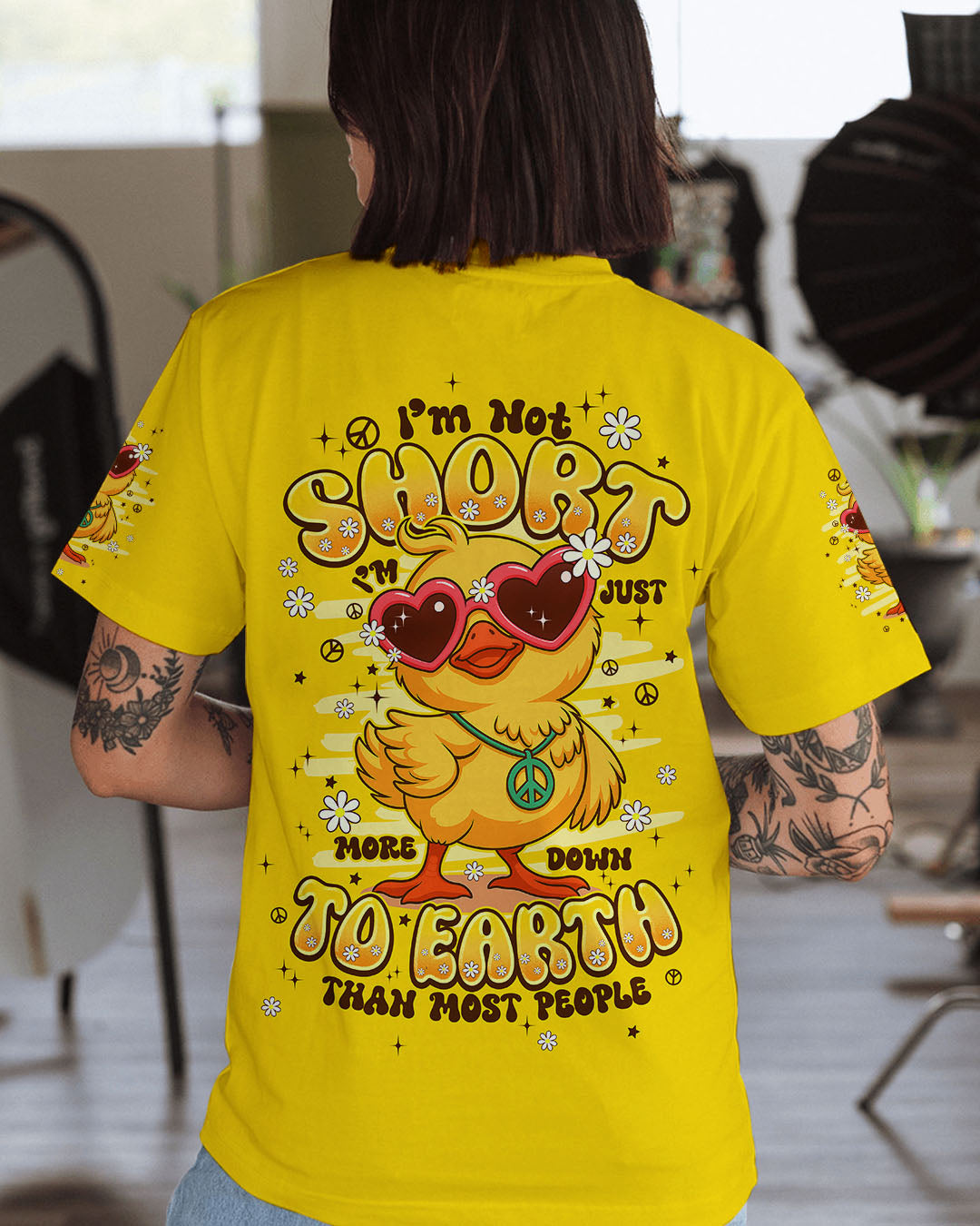 I'M NOT SHORT DUCK ALL OVER PRINT - TYPQ0907258