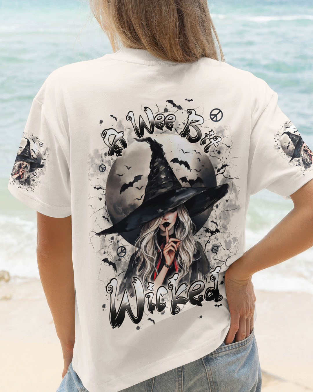 A WEE BIT WICKED HIPPIE WITCH HALLOWEEN ALL OVER PRINT - TYPQ1106251