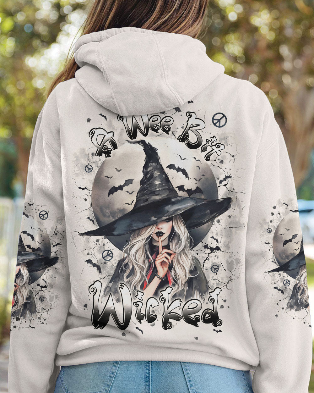A WEE BIT WICKED HIPPIE WITCH HALLOWEEN ALL OVER PRINT - TYPQ1106251