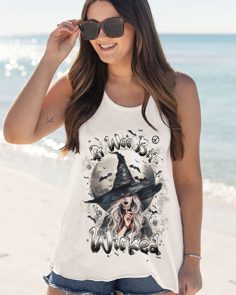 A WEE BIT WICKED HIPPIE WITCH HALLOWEEN ALL OVER PRINT - TYPQ1106251