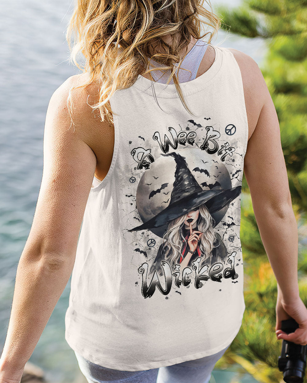 A WEE BIT WICKED HIPPIE WITCH HALLOWEEN ALL OVER PRINT - TYPQ1106251