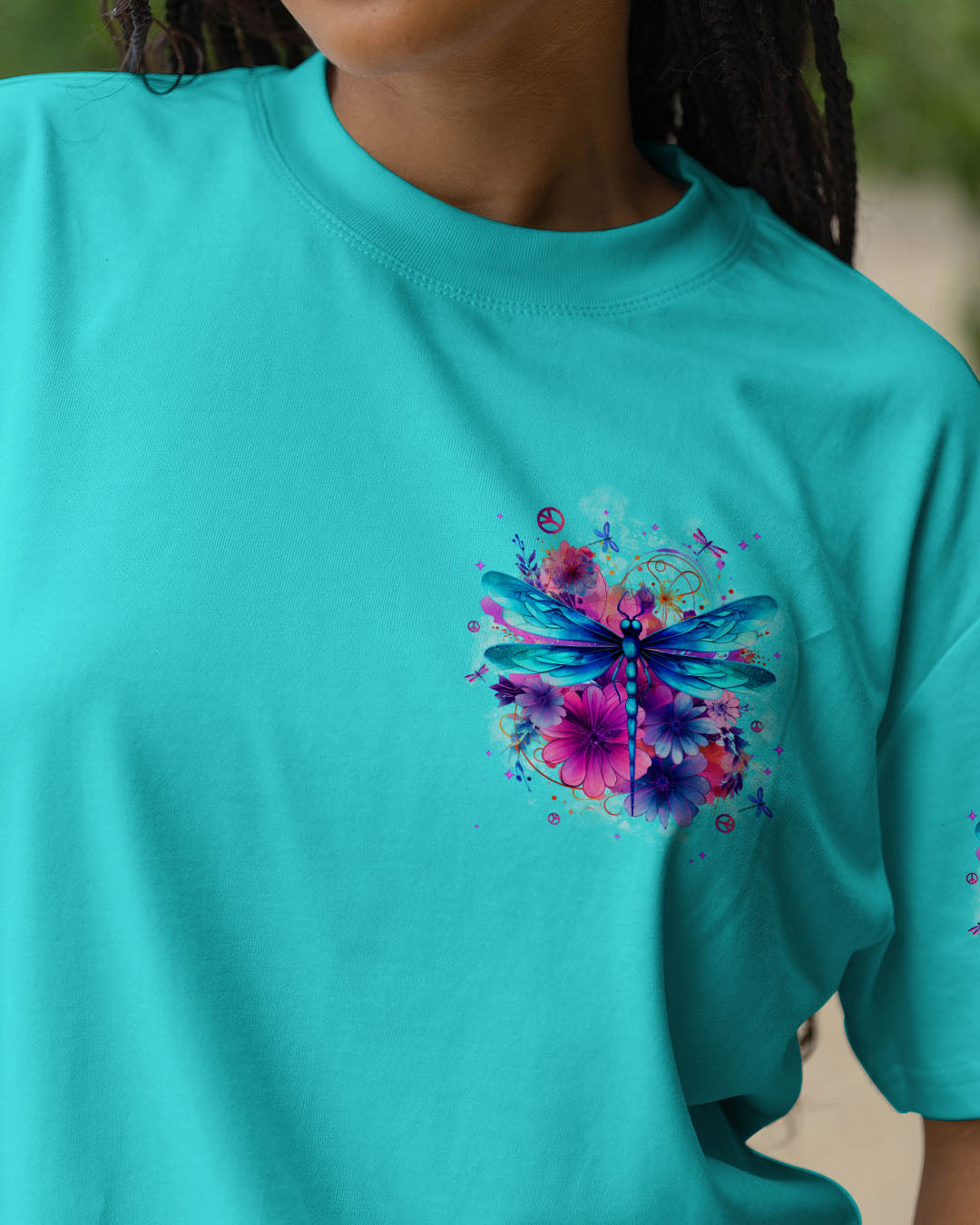 JUST BREATHE DRAGONFLY ALL OVER PRINT - TYPQ1206253