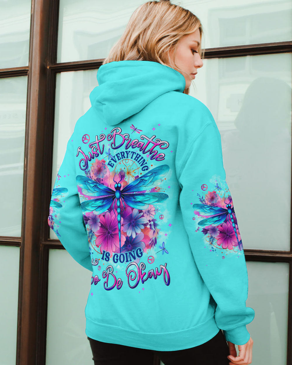 JUST BREATHE DRAGONFLY ALL OVER PRINT - TYPQ1206253