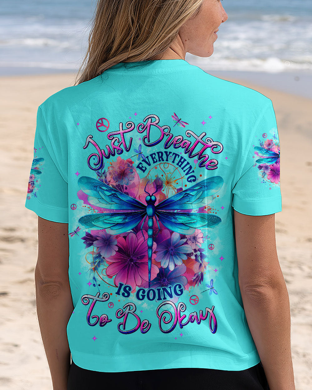 JUST BREATHE DRAGONFLY ALL OVER PRINT - TYPQ1206253