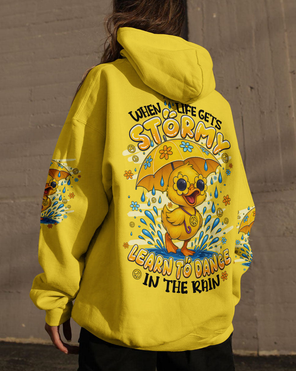 DANCE IN THE RAIN DUCK HIPPIE ALL OVER PRINT - TYPQ1208252