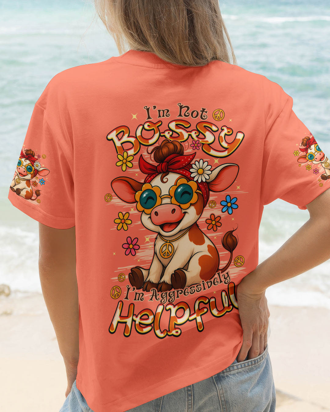 I'M AGGRESSIVELY HELPFUL COW ALL OVER PRINT - TYPQ1209254