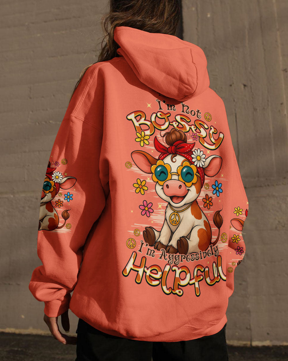 I'M AGGRESSIVELY HELPFUL COW ALL OVER PRINT - TYPQ1209254