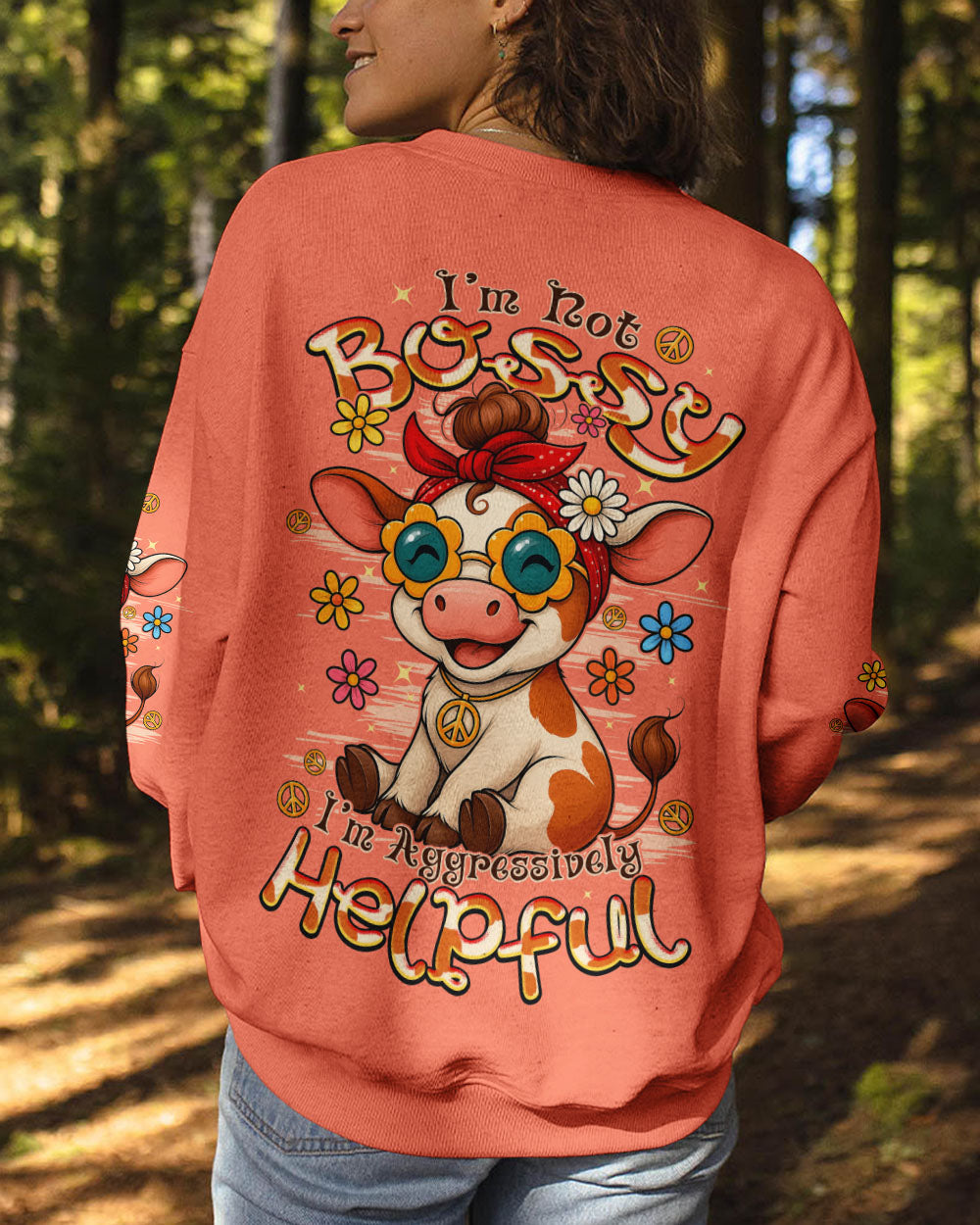 I'M AGGRESSIVELY HELPFUL COW ALL OVER PRINT - TYPQ1209254