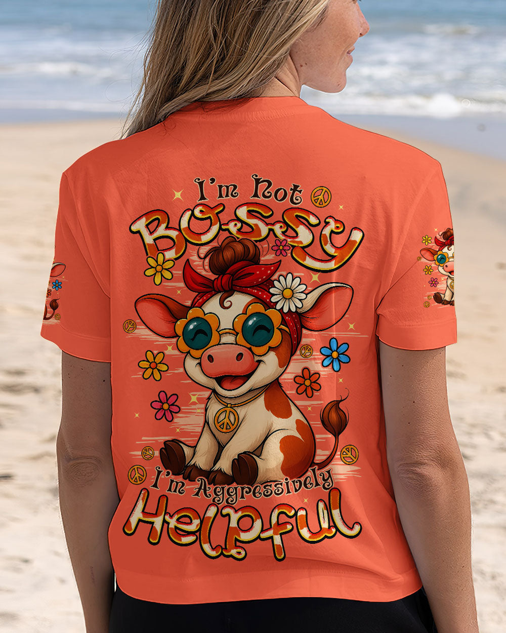 I'M AGGRESSIVELY HELPFUL COW ALL OVER PRINT - TYPQ1209254