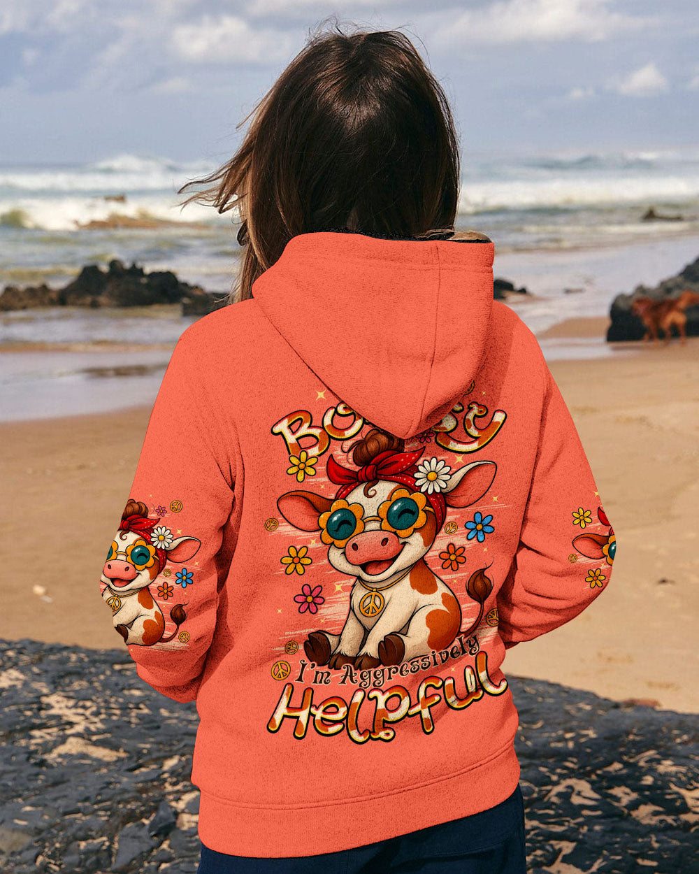 I'M AGGRESSIVELY HELPFUL COW ALL OVER PRINT - TYPQ1209254