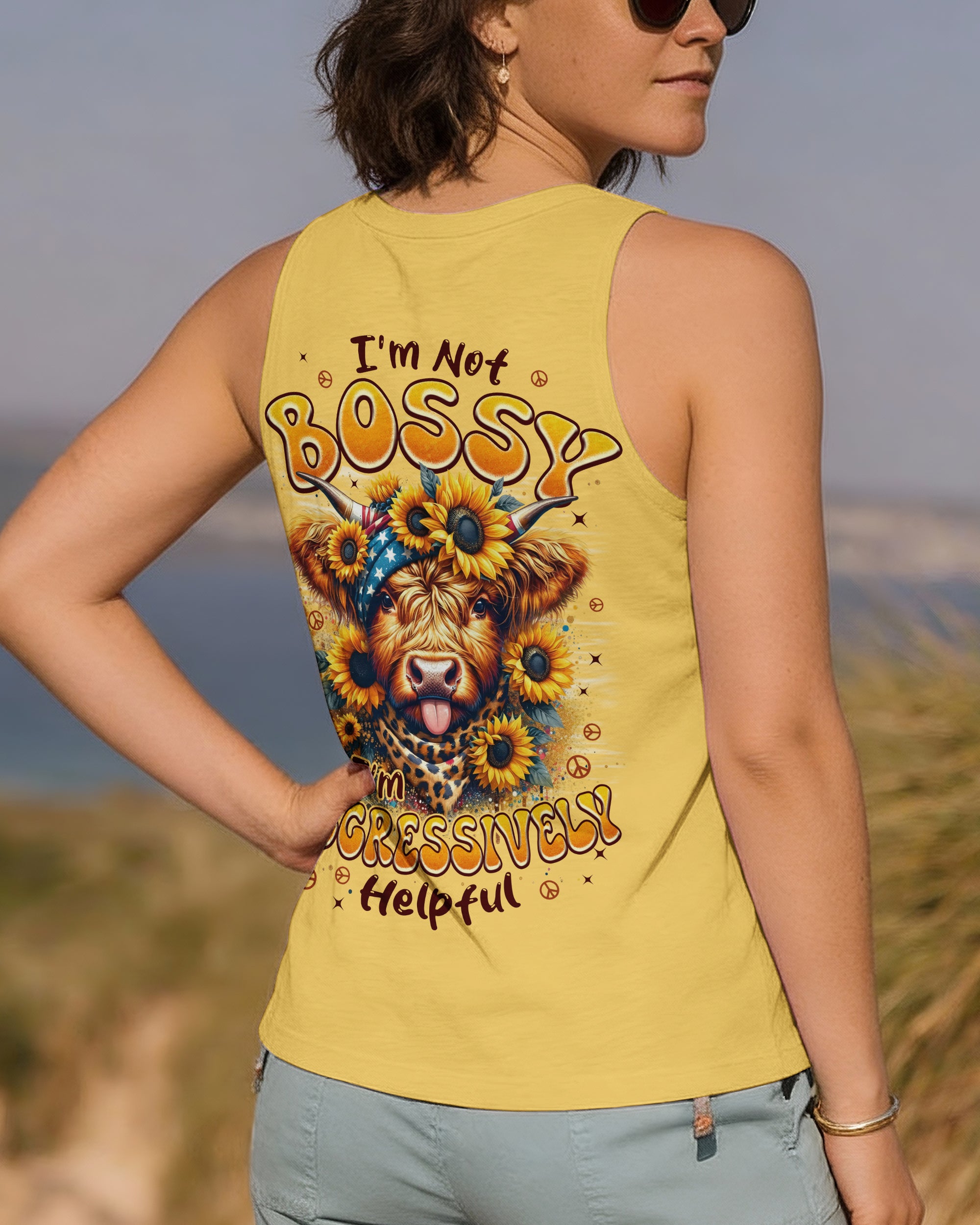 I'M AGGRESSIVELY HELPFUL COW ALL OVER PRINT - TYPQ1301261