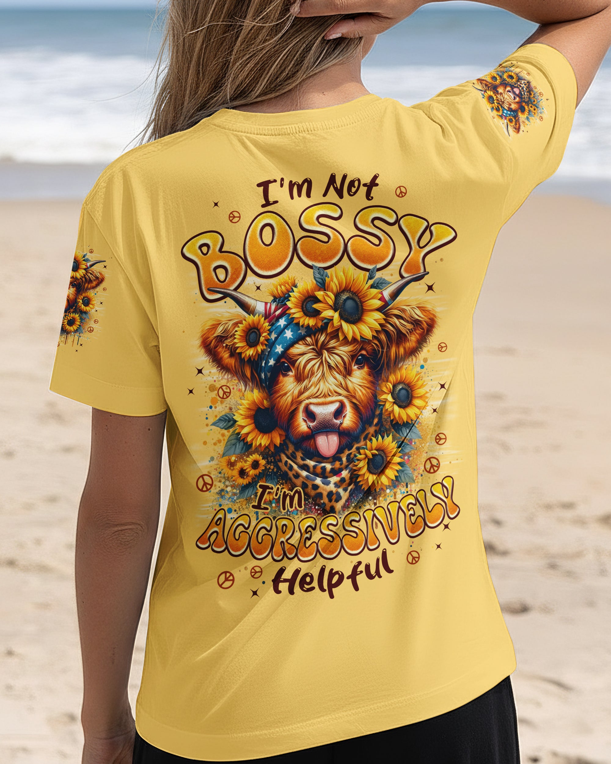 I'M AGGRESSIVELY HELPFUL COW ALL OVER PRINT - TYPQ1301261