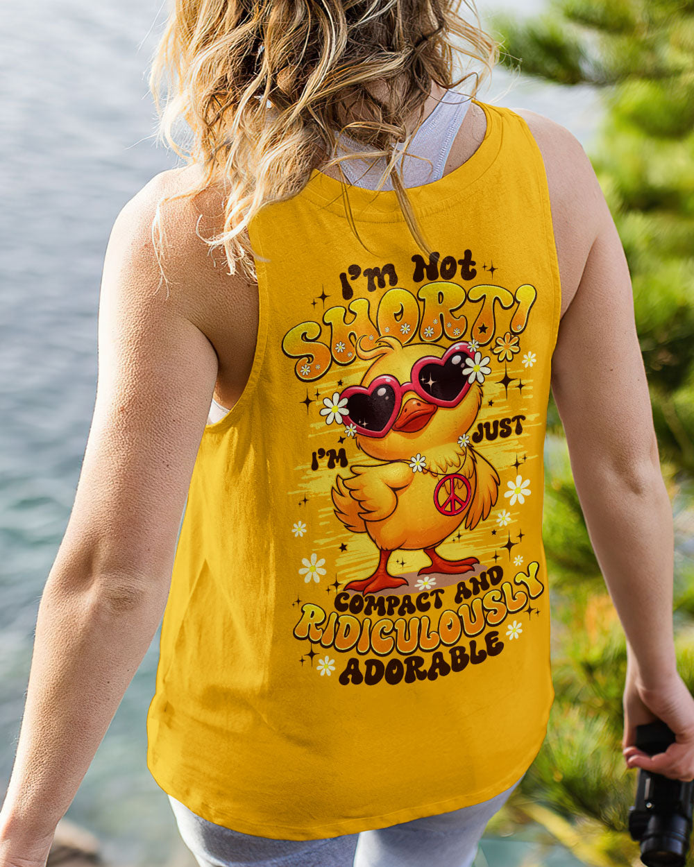 I'M NOT SHORT DUCK HIPPIE ALL OVER PRINT - TYPQ1406253