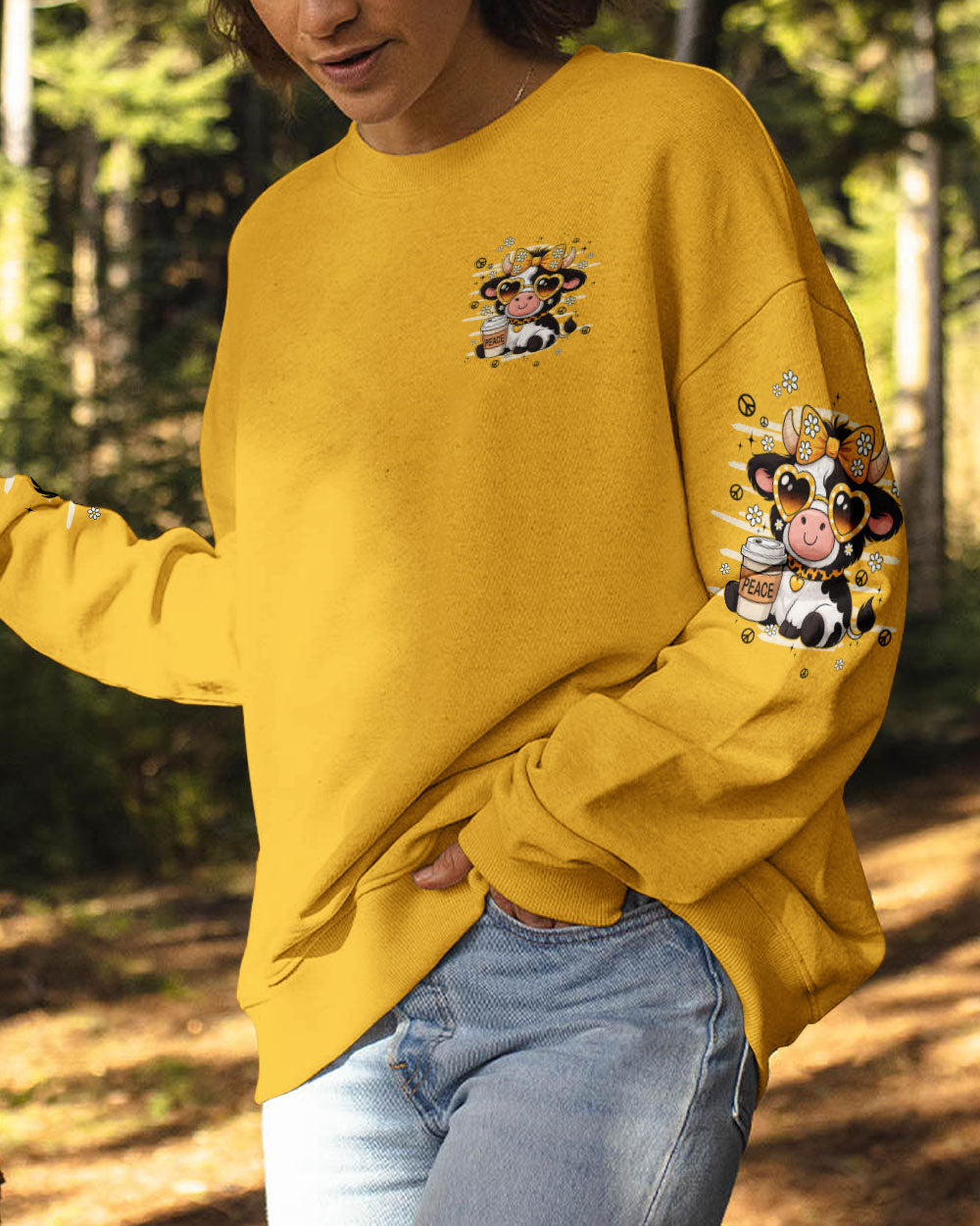 EVERYONE WAS THINKING IT COW HIPPIE ALL OVER PRINT - TYPQ1407252