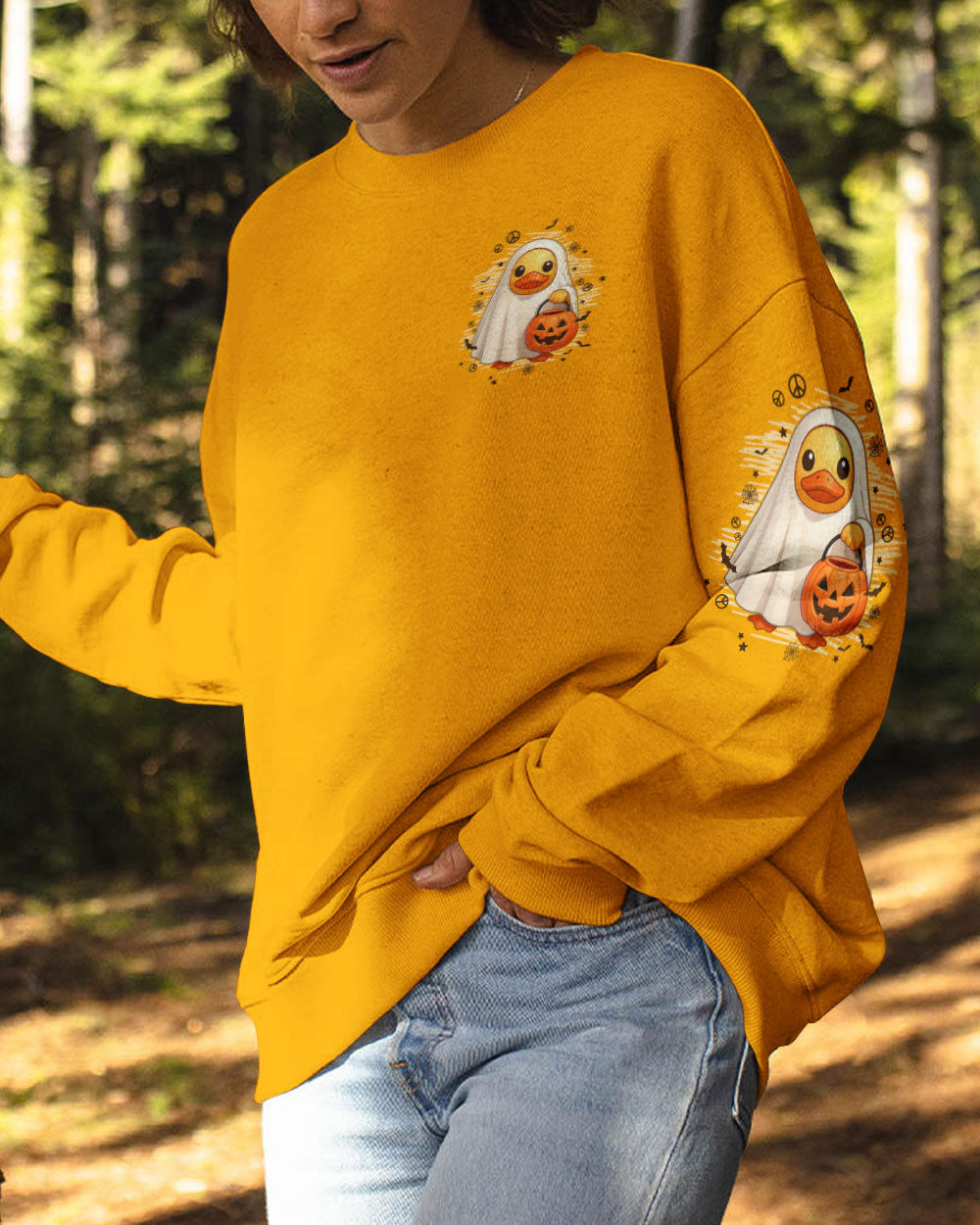 I'M NOT SHORT DUCK HIPPIE HALLOWEEN ALL OVER PRINT - TYPQ1408252