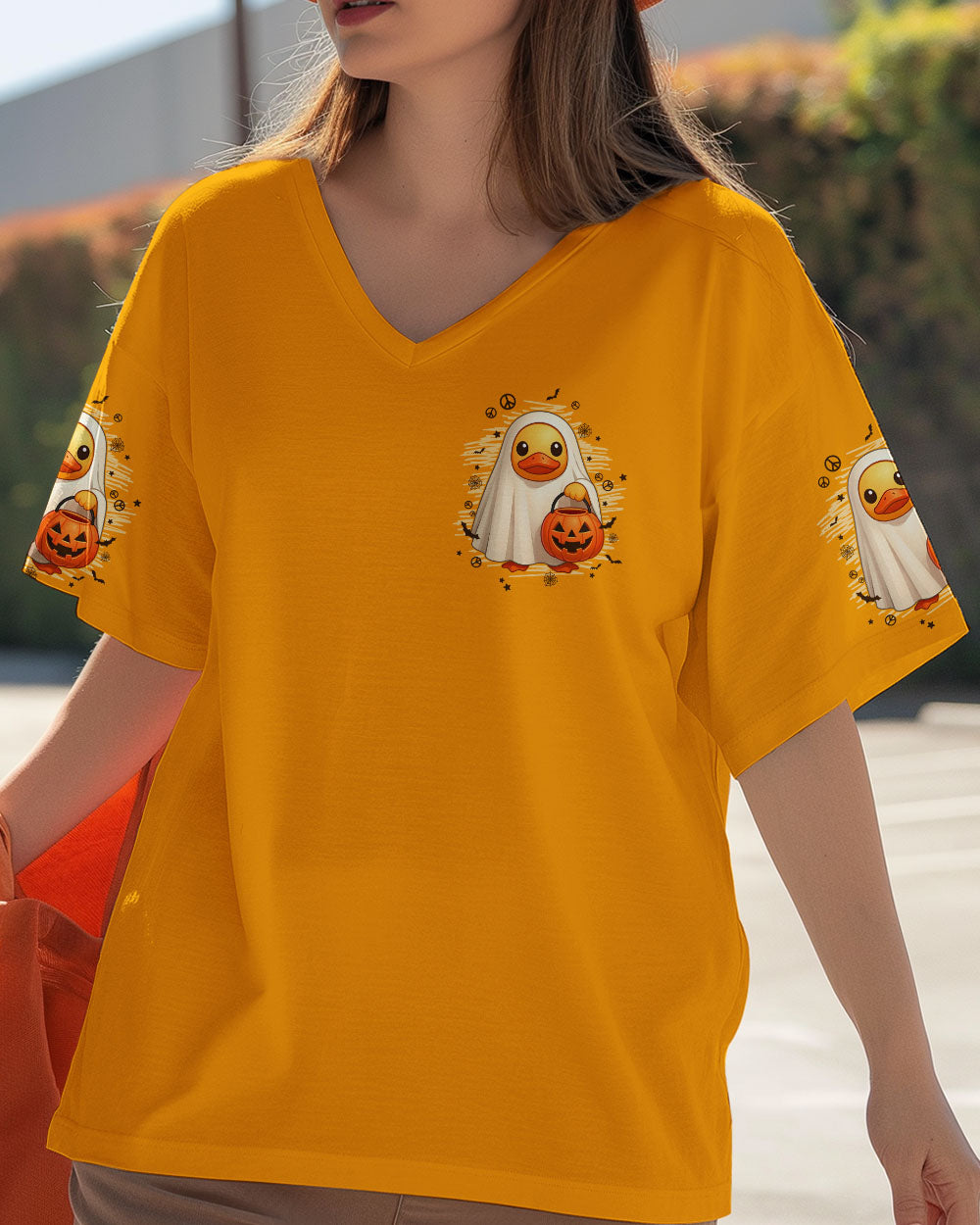 I'M NOT SHORT DUCK HIPPIE HALLOWEEN ALL OVER PRINT - TYPQ1408252