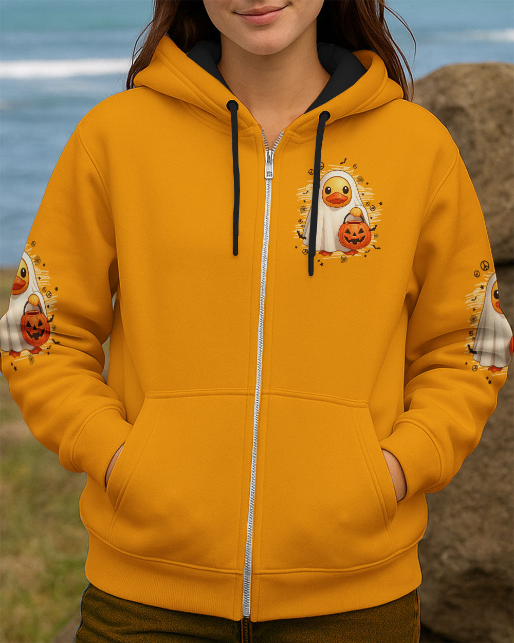 I'M NOT SHORT DUCK HIPPIE HALLOWEEN ALL OVER PRINT - TYPQ1408252
