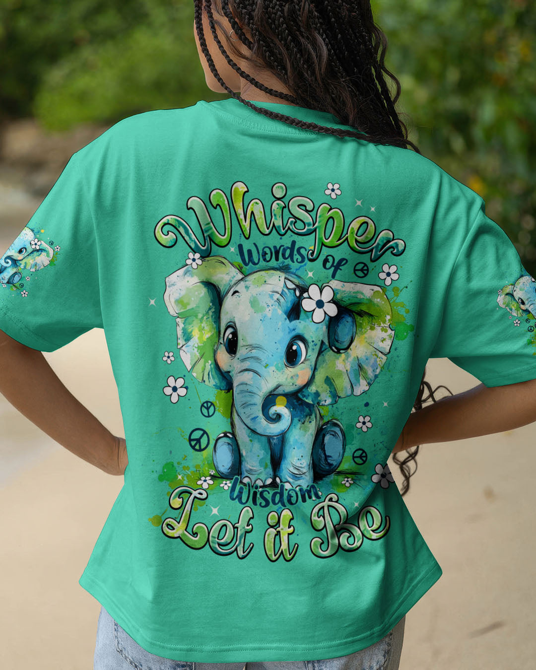 WHISPER WORDS OF WISDOM LET IT BE ELEPHANT ALL OVER PRINT - TYPQ1410251