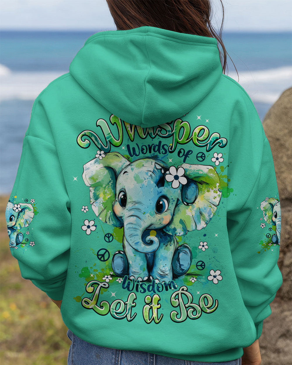 WHISPER WORDS OF WISDOM LET IT BE ELEPHANT ALL OVER PRINT - TYPQ1410251