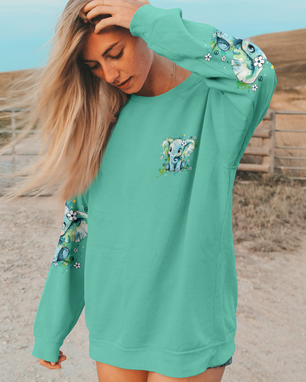 WHISPER WORDS OF WISDOM LET IT BE ELEPHANT ALL OVER PRINT - TYPQ1410251