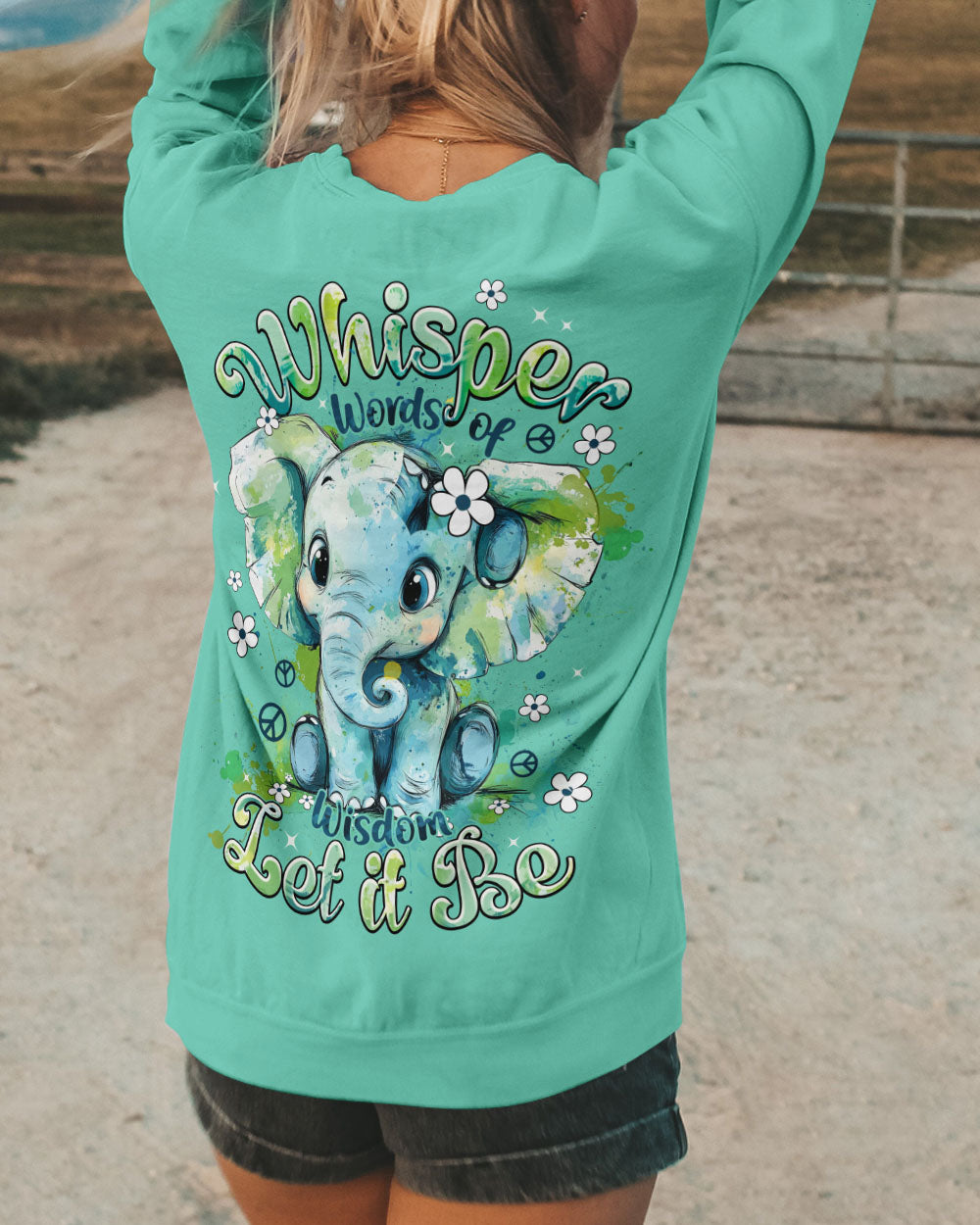 WHISPER WORDS OF WISDOM LET IT BE ELEPHANT ALL OVER PRINT - TYPQ1410251