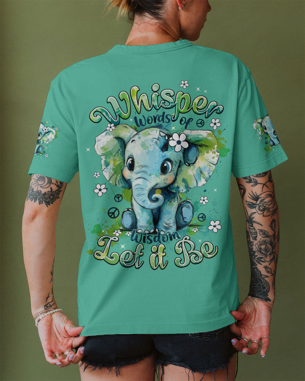 WHISPER WORDS OF WISDOM LET IT BE ELEPHANT ALL OVER PRINT - TYPQ1410251
