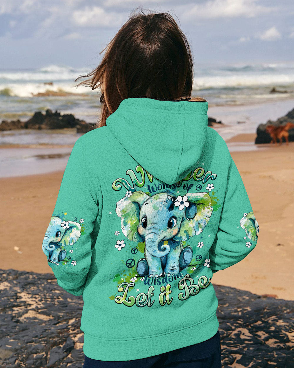 WHISPER WORDS OF WISDOM LET IT BE ELEPHANT ALL OVER PRINT - TYPQ1410251