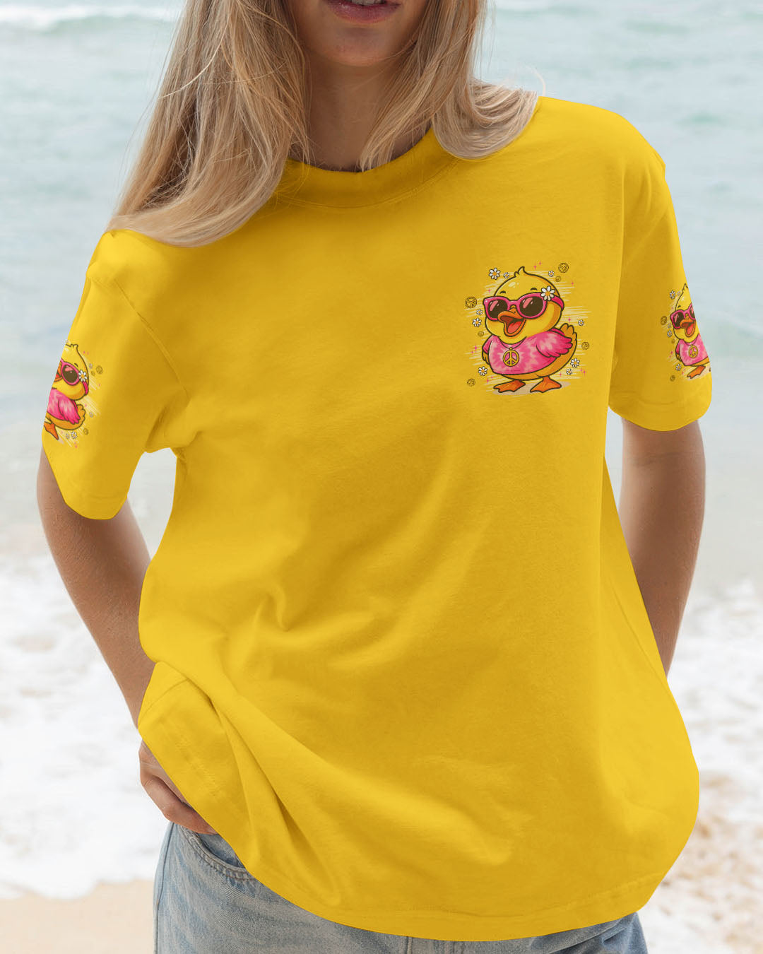 SWEET OLD LADIES DUCK ALL OVER PRINT - TYPQ1509251