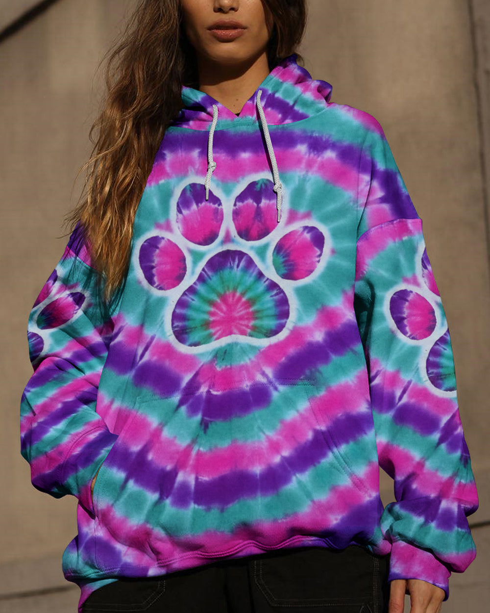 PAW TIE DYE ALL OVER PRINT - TYPQ1512251