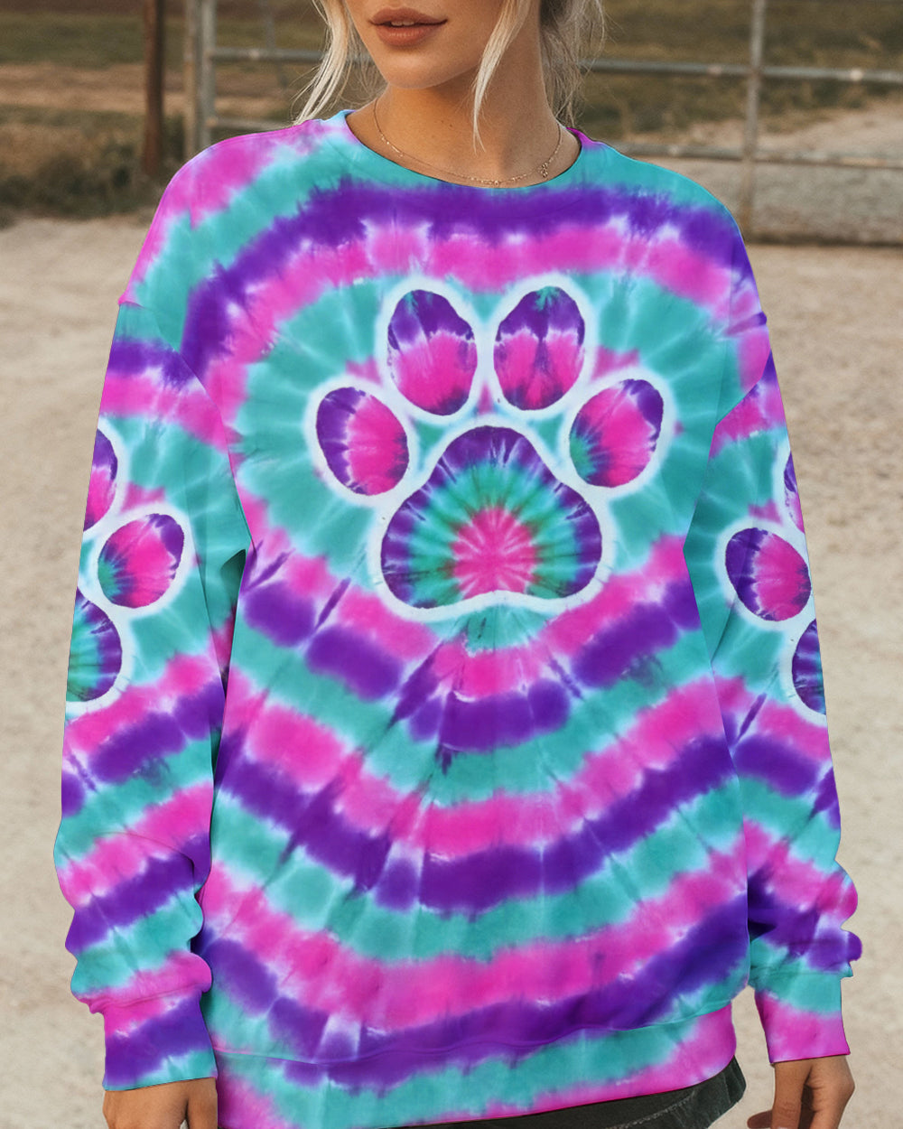 PAW TIE DYE ALL OVER PRINT - TYPQ1512251