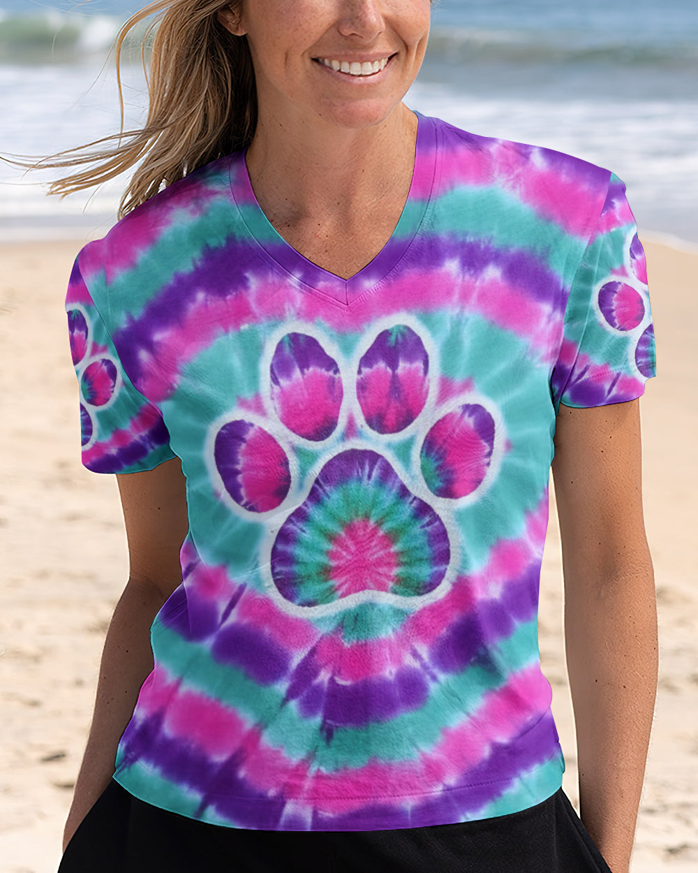 PAW TIE DYE ALL OVER PRINT - TYPQ1512251