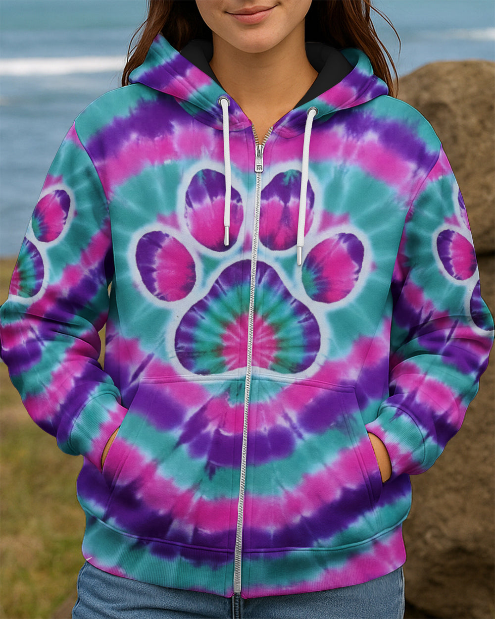 PAW TIE DYE ALL OVER PRINT - TYPQ1512251