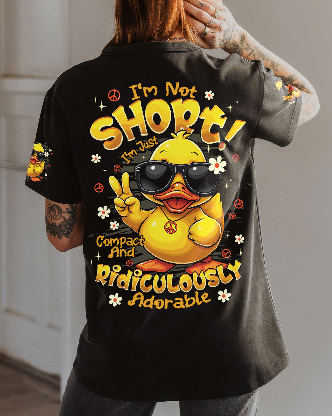 I'M NOT SHORT DUCK ALL OVER PRINT - TYPQ1612251