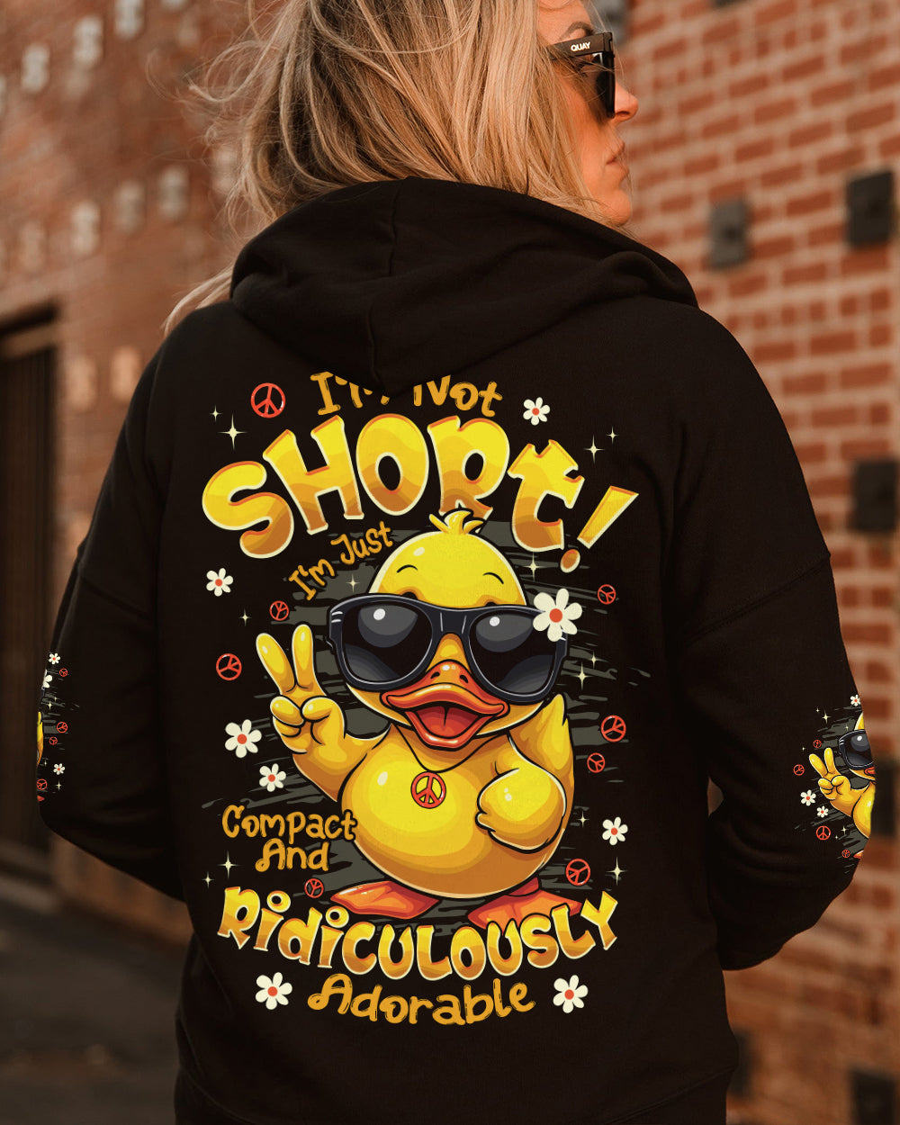I'M NOT SHORT DUCK ALL OVER PRINT - TYPQ1612251