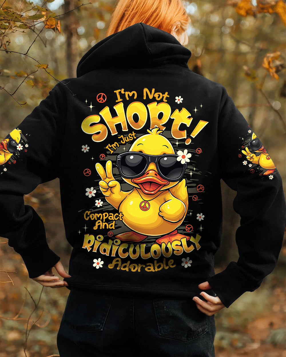 I'M NOT SHORT DUCK ALL OVER PRINT - TYPQ1612251