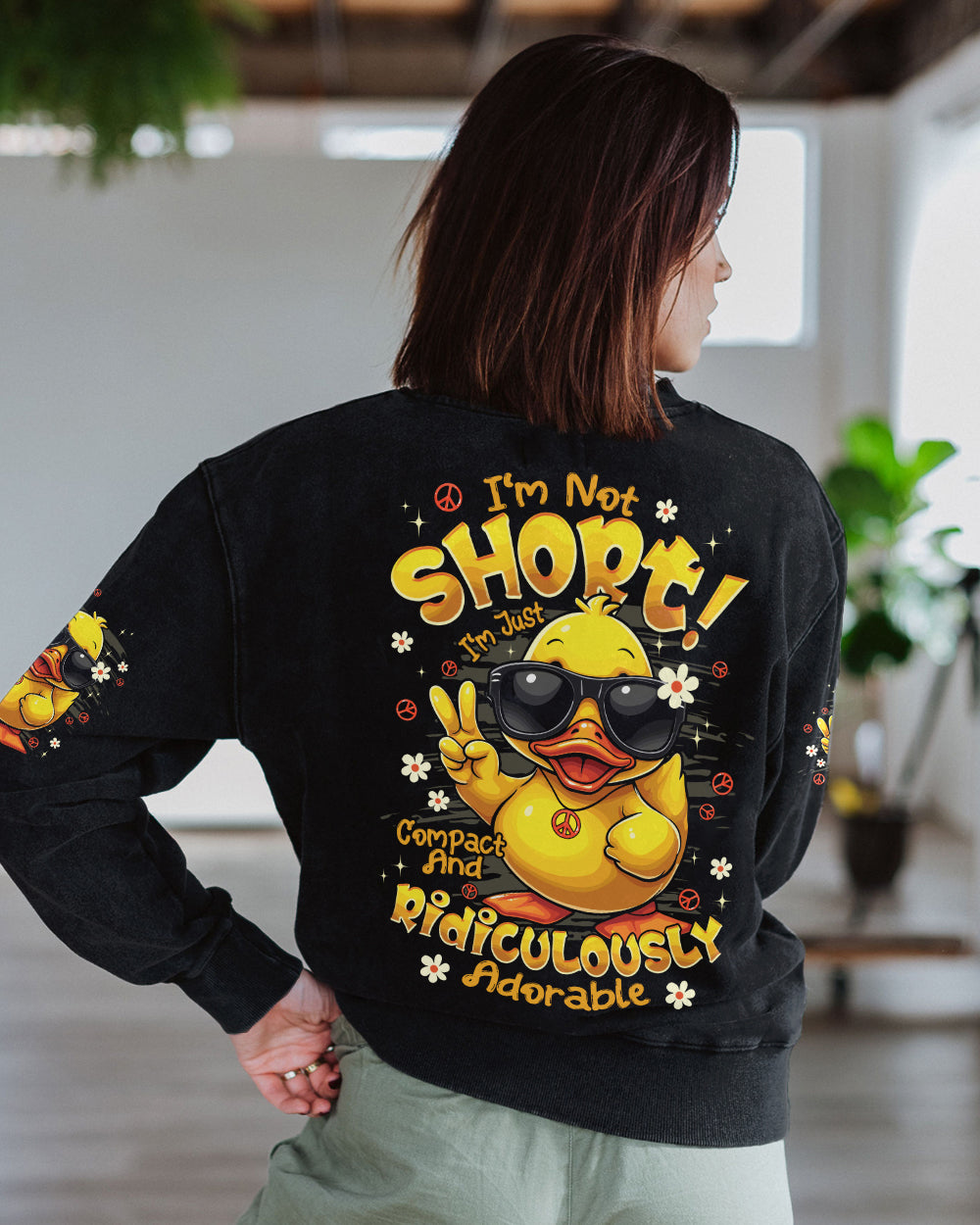 I'M NOT SHORT DUCK ALL OVER PRINT - TYPQ1612251