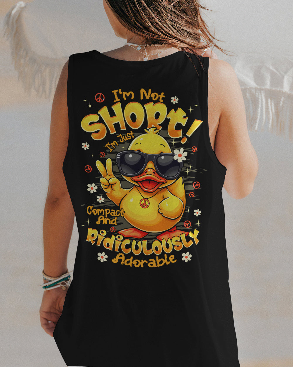 I'M NOT SHORT DUCK ALL OVER PRINT - TYPQ1612251