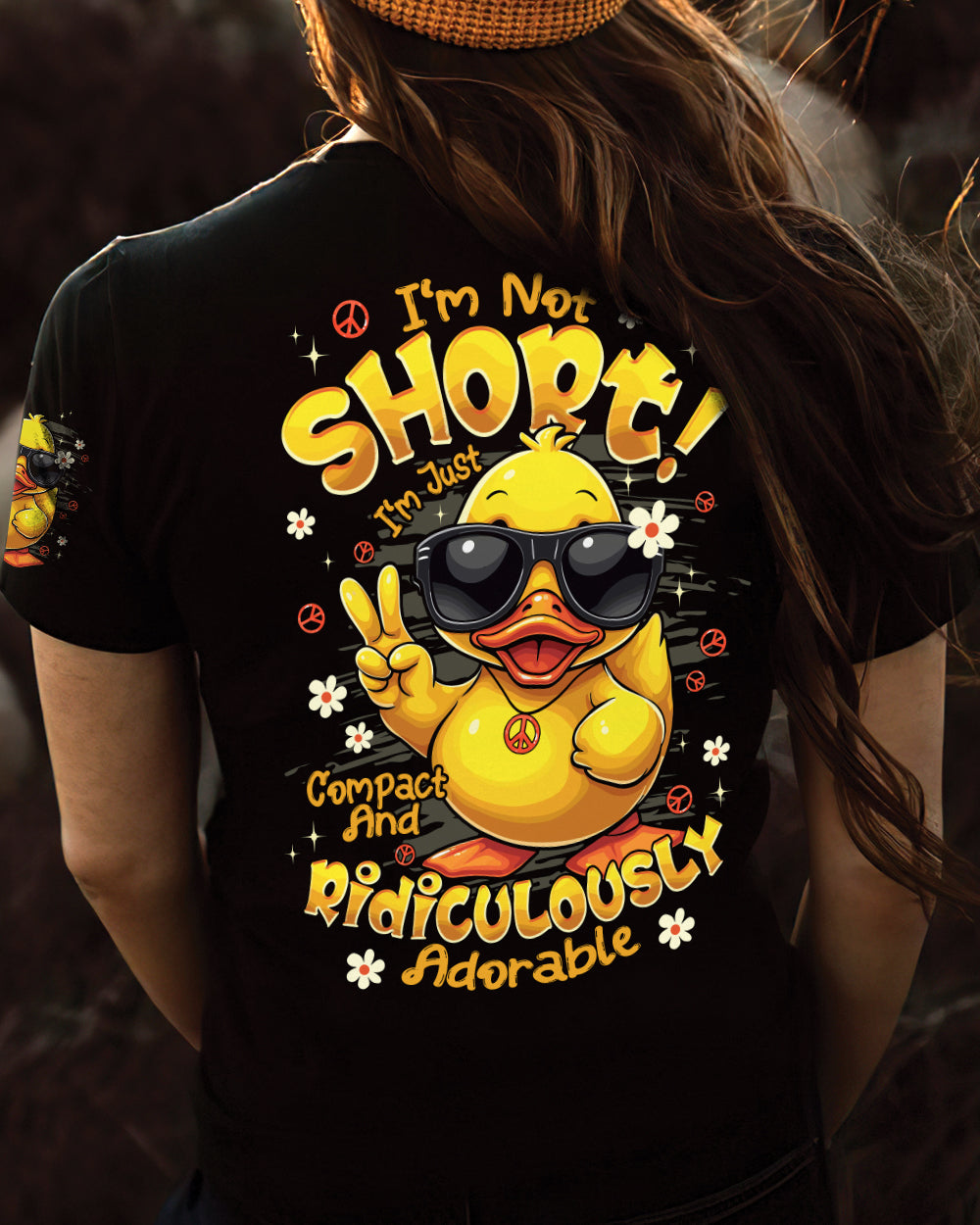 I'M NOT SHORT DUCK ALL OVER PRINT - TYPQ1612251