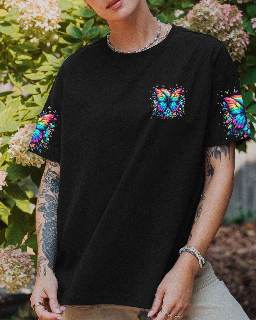 JUST BELIEVE BUTTERFLY ALL OVER PRINT - TYPQ1707252