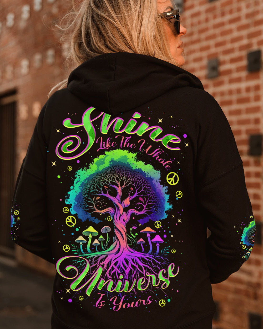 SHINE LIKE THE WHOLE UNIVERSE IS YOURS ALL OVER PRINT - TYPQ1711252