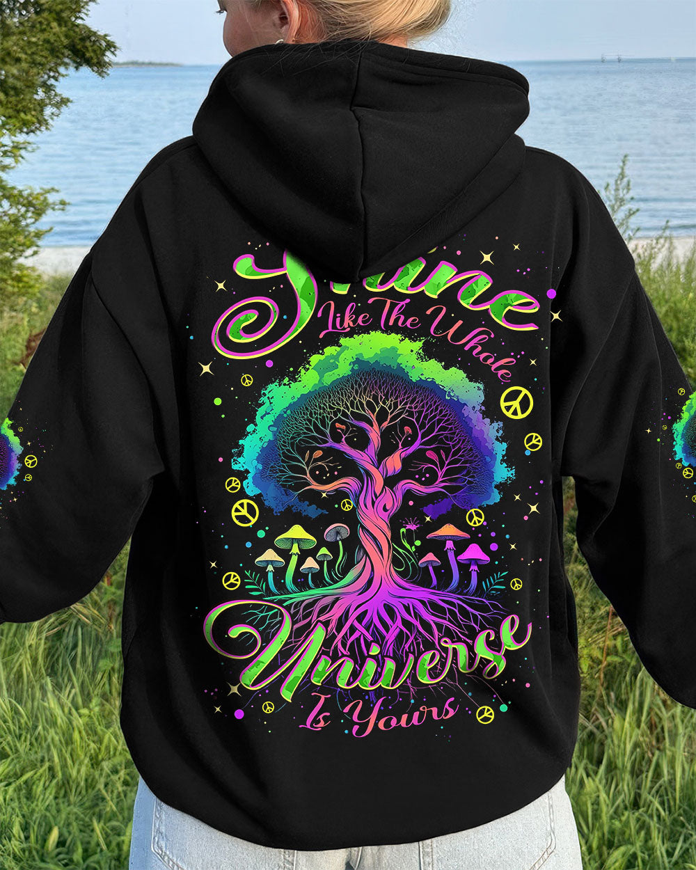 SHINE LIKE THE WHOLE UNIVERSE IS YOURS ALL OVER PRINT - TYPQ1711252