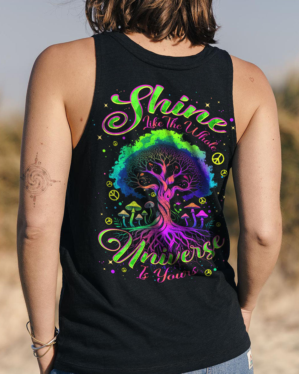 SHINE LIKE THE WHOLE UNIVERSE IS YOURS ALL OVER PRINT - TYPQ1711252