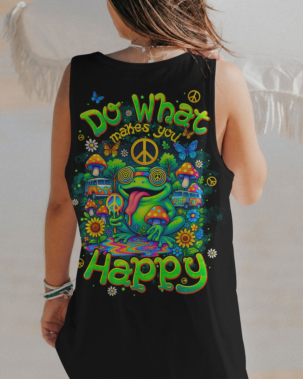 DO WHAT MAKES YOU HAPPY FROG ALL OVER PRINT - TYPQ1806251