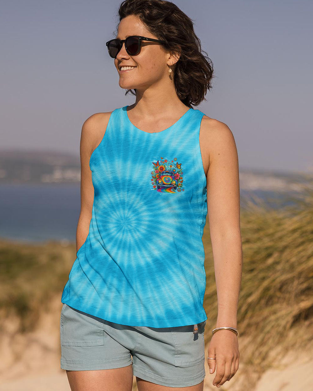 I'M NOT GETTING OLD HIPPIE CAR TIE DYE ALL OVER PRINT - TYPQ1908252