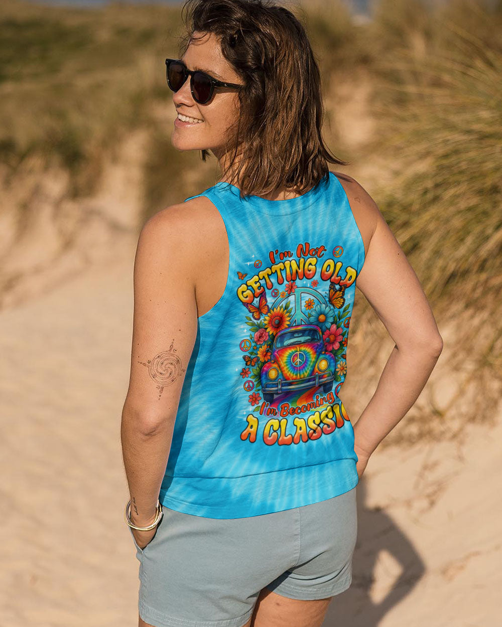I'M NOT GETTING OLD HIPPIE CAR TIE DYE ALL OVER PRINT - TYPQ1908252