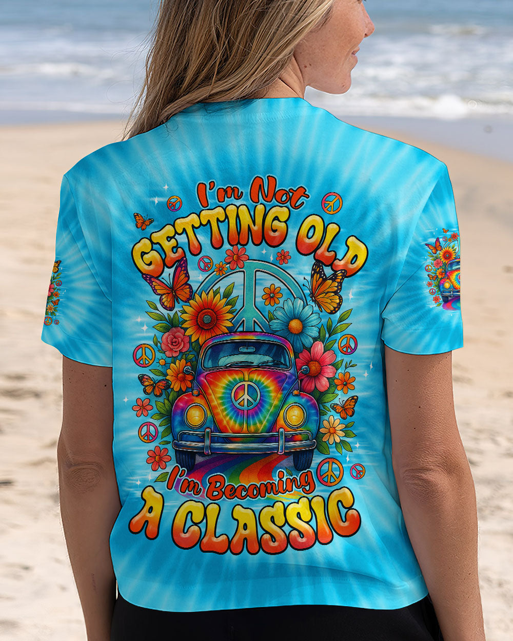 I'M NOT GETTING OLD HIPPIE CAR TIE DYE ALL OVER PRINT - TYPQ1908252